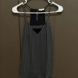 Maurices Black and White Striped Blouse